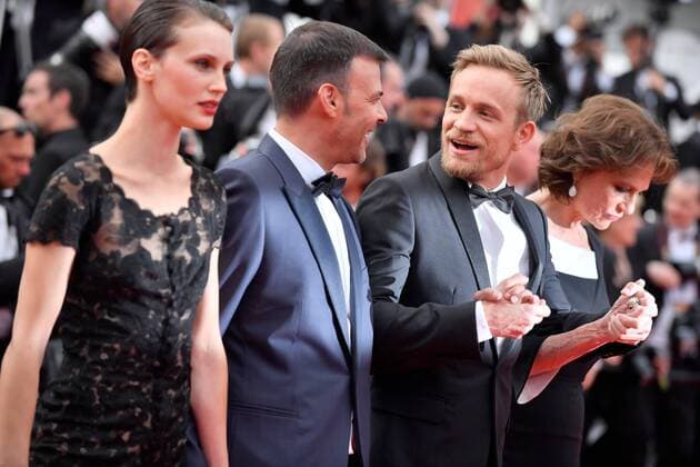 218052 Degun-Paoli Starface 2017-05-26 Etats-Unis 70eme Festival International du Film de Cannes. Montee des Marches du film L amant Double . 70th International Cannes Film Festival. Red Carpet of L amant Double movie . Ozon, François; Bisset, Jacqueline; Renier, Jeremie; Vacth, Marine  Copyright: xDegun-Paolix STAR_218052_151