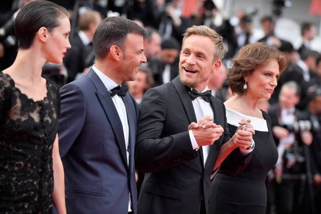 218052 Degun-Paoli Starface 2017-05-26 Etats-Unis 70eme Festival International du Film de Cannes. Montee des Marches du film L amant Double . 70th International Cannes Film Festival. Red Carpet of L amant Double movie . Ozon, François; Bisset, Jacqueline; Renier, Jeremie; Vacth, Marine  Copyright: xDegun-Paolix STAR_218052_152