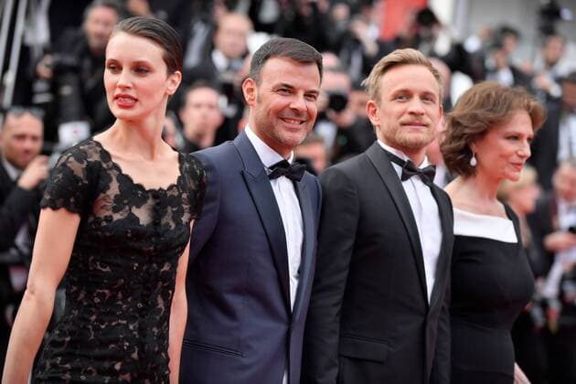 218052 Degun-Paoli Starface 2017-05-26 Etats-Unis 70eme Festival International du Film de Cannes. Montee des Marches du film L amant Double . 70th International Cannes Film Festival. Red Carpet of L amant Double movie . Ozon, François; Bisset, Jacqueline; Renier, Jeremie; Vacth, Marine  Copyright: xDegun-Paolix STAR_218052_154