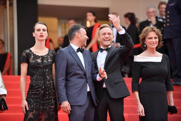218052 Degun-Paoli Starface 2017-05-26 Etats-Unis 70eme Festival International du Film de Cannes. Montee des Marches du film L amant Double . 70th International Cannes Film Festival. Red Carpet of L amant Double movie . Ozon, François; Bisset, Jacqueline; Renier, Jeremie; Vacth, Marine  Copyright: xDegun-Paolix STAR_218052_163