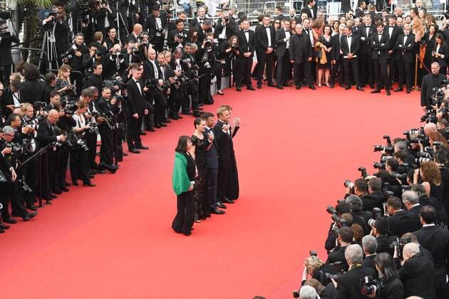 218053 Serge Arnal Starface 2017-05-26 Cannes France 70eme Festival International du Film de Cannes. Montee des Marches du film L amant Double . 70th International Cannes Film Festival. Red Carpet of L amant Double movie . DEGUN - PAOLI Spe Ozon, François; Bisset, Jacqueline; Renier, Jeremie; Boyer, Myriam; Vacth, Marine  Copyright: xSergexArnalx xStarfacex STAR_218053_012