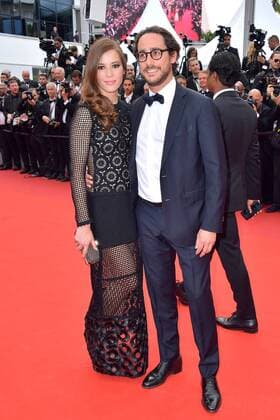 70eme Festival du Film de Cannes - Montee des marches du film L Amant Double Thomas Hollande;Emilie Broussouloux Cannes France  521434