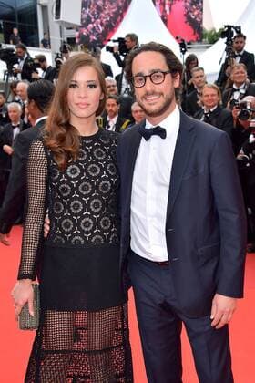 70eme Festival du Film de Cannes - Montee des marches du film L Amant Double Thomas Hollande;Emilie Broussouloux Cannes France  521434