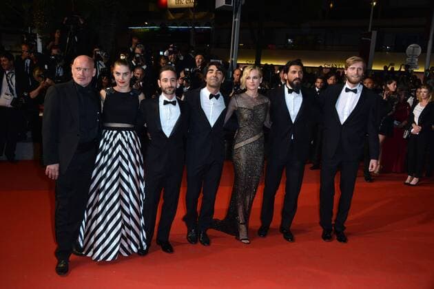 70th Cannes Film Festival 2017, Red carpet film In the face . Pictured: Ulrich Brandhoff, Numan Acar, Fatih Akin, Diane Kruger, Samia Muriel Chancrin, Johannes Krisch, Denis Moschitto  Copyright: xSimonexComix xCannesx xIPAx xCannesx