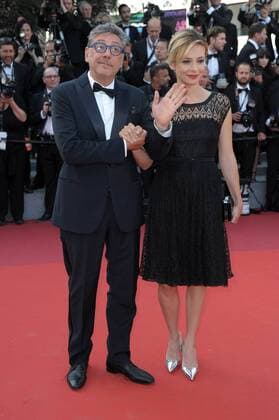 Cannes - Premiere D apres une histoire vraie 70th Cannes Film Festival 2017, Red Carpet film D apres une histoire vraie . Pictured : Sergio Castellitto, Jasmine Trinca  Copyright: xAlbertoxTerenghi Cannesx xIPAx xCannesx