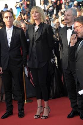 Cannes - Premiere D apres une histoire vraie 70th Cannes Film Festival 2017, Red Carpet film D apres une histoire vraie . Pictured : Uma Thurman  Copyright: xAlbertoxTerenghi Cannesx xIPAx xCannesx