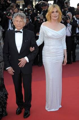 Cannes - Premiere D apres une histoire vraie 70th Cannes Film Festival 2017, Red Carpet film D apres une histoire vraie . Pictured : Emmanuelle Seigner, Roman Polanski  Copyright: xAlbertoxTerenghi Cannesx xIPAx xCannesx