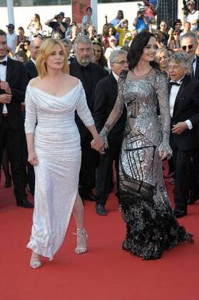 Cannes - Premiere D apres une histoire vraie 70th Cannes Film Festival 2017, Red Carpet film D apres une histoire vraie . Pictured : Emmanuelle Seigner, Eva Green  Copyright: xAlbertoxTerenghi Cannesx xIPAx xCannesx