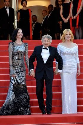 Cannes - Premiere D apres une histoire vraie 70th Cannes Film Festival 2017, Red carpet film Based On A True Story . Pictured: Emmanuelle Seigner, Roman Polanski, Eva Green  Copyright: xSimonexComix xCannesx xIPAx xCannesx