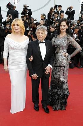 Emmanuelle Seigner, Roman Polanski and Eva Green attending the D apres une histoire vraie Based on a True Story premiere during the 70th Cannes Film Festival at the Palais des Festivals on May 27, 2017 in Cannes, France Foto:xD.xBedrosianx xFuturexImage