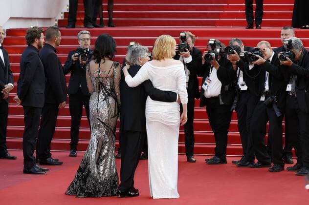 Eva Green, Roman Polanski and Emmanuelle Seigner attending the D apres une histoire vraie Based on a True Story premiere during the 70th Cannes Film Festival at the Palais des Festivals on May 27, 2017 in Cannes, France Foto:xD.xBedrosianx xFuturexImage