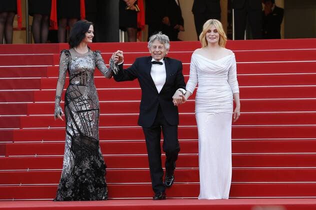 Eva Green, Roman Polanski and Emmanuelle Seigner attending the D apres une histoire vraie Based on a True Story premiere during the 70th Cannes Film Festival at the Palais des Festivals on May 27, 2017 in Cannes, France Foto:xD.xBedrosianx xFuturexImage