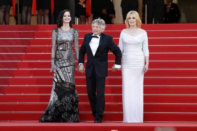 Eva Green, Roman Polanski and Emmanuelle Seigner attending the D apres une histoire vraie Based on a True Story premiere during the 70th Cannes Film Festival at the Palais des Festivals on May 27, 2017 in Cannes, France Foto:xD.xBedrosianx xFuturexImage