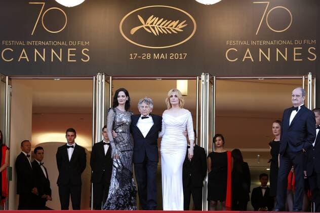 Eva Green, Roman Polanski and Emmanuelle Seigner attending the D apres une histoire vraie Based on a True Story premiere during the 70th Cannes Film Festival at the Palais des Festivals on May 27, 2017 in Cannes, France Foto:xD.xBedrosianx xFuturexImage