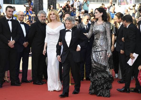 70th Cannes Film Festival - Premiere of D Apres une Histoire Vraie - Based on a True Story Roman Polanski;Emmanuelle Seigner;Eva Green PARIS France  521622