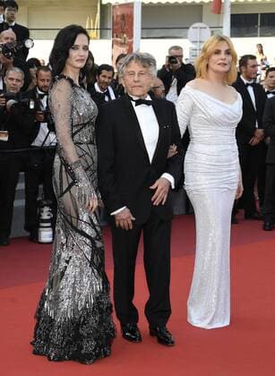 70th Cannes Film Festival - Premiere of D Apres une Histoire Vraie - Based on a True Story Roman Polanski;Emmanuelle Seigner;Eva Green PARIS France  521622