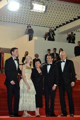 Cannes - Premiere You were never really here 70th Cannes Film Festival 2017, Red carpet film You Were Never Really Here . Pictured: Ecaterina Samsonov, Joaquin Phoenix, Lynne Ramsay  Copyright: xSimonexComix xCannesx xIPAx xCannesx