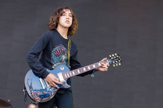 May 28, 2017 - Napa, California, U.S - BRYAN FERRETTI of The Helmets during the BottleRock Napa Valley Music Festival in Napa, California Napa U.S. - ZUMAs135 20170528_zap_s135_040 Copyright: xDanielxDeSloverx