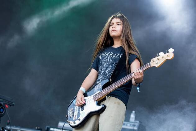 May 28, 2017 - Napa, California, U.S - Bassist TYE TRUJILLO of The Helmets during the BottleRock Napa Valley Music Festival in Napa, California Napa U.S. - ZUMAs135 20170528_zap_s135_042 Copyright: xDanielxDeSloverx