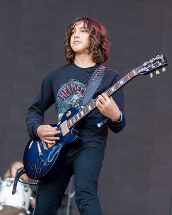 May 28, 2017 - Napa, California, U.S - BRYAN FERRETTI of The Helmets during the BottleRock Napa Valley Music Festival in Napa, California Napa U.S. - ZUMAs135 20170528_zap_s135_073 Copyright: xDanielxDeSloverx