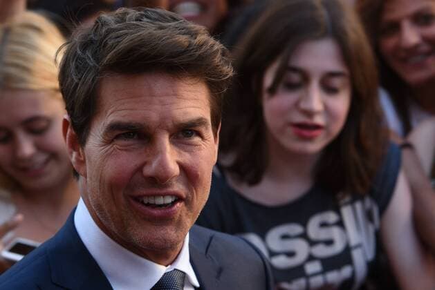 Spain: Cast attend The Mummy premiere in Madrid Tom Cruise, 54 years-old, pictured during the premiere of La Momia (The Mummy) at Callao cinema in Madrid.  JorgexSanz