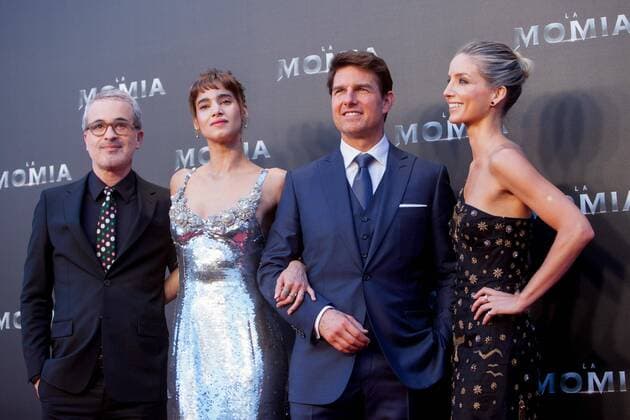 Tom Cruise, Sofia Boutella y Annabelle Wallis en la premiere de La Momia en Madrid. 588 Diego Puerta Cordon Press Tom Cruise, Sofia Boutella and Annabelle Wallis at the premiere of The Mummy in Madrid. Cordon Press  DiegoxPuerta