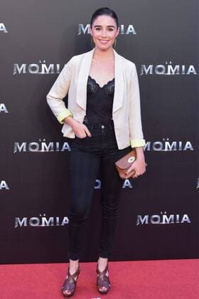 Candela Serrat en la premiere de La Momia en Madrid. 588 Diego Puerta Cordon Press Candela Serrat at the premiere of The Mummy in Madrid. Cordon Press  DiegoxPuerta