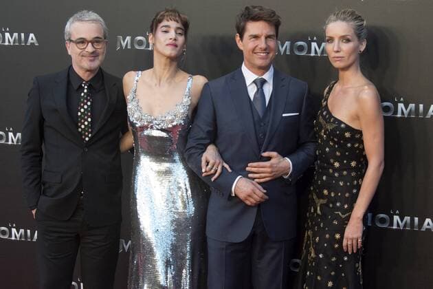 Alex Kurtzman, Sofia Boutella, Tom Cruise und Annabelle Wallis bei der Premiere des Kinofilms La Momia The Mummy Die Mumie im Cine Callao. Madrid, 29.05.2017 Alex Kurtzman, Sofia Boutella, Tom Cruise, Annabelle Wallis  Foto:xDyDxFotografosx xFuturexImage