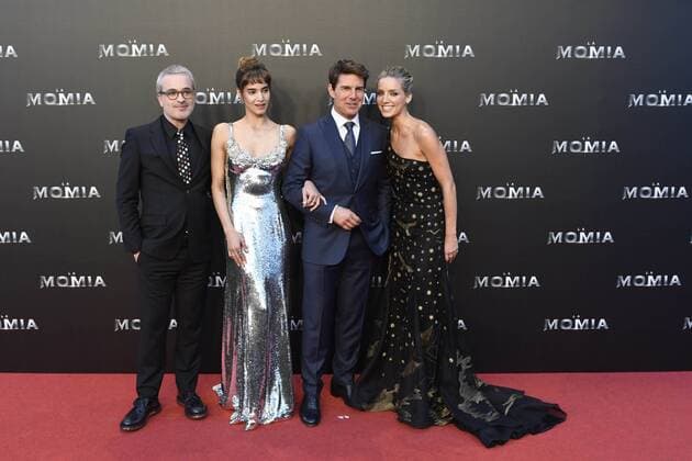 29-05-2017 Mummy Tom Cruise and Director Alex Kurtzman and actor Sofia Boutella and Annabelle Wallis pose as they promote their latest film The Mummy in Madrid, Spain. No Spain  Copyright: xPPE THORTONx