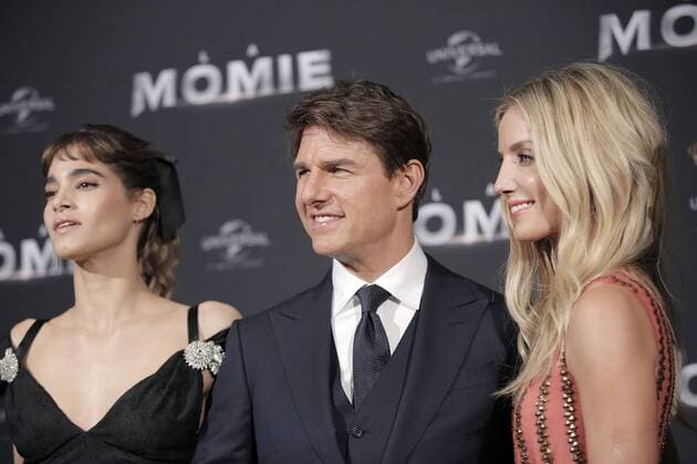 Premiere de Momie au Grand Rex a Paris. Photo: Laurent Guerin E Press Photo Tom Cruise;Sofia Boutella;Annabelle Wallis Paris France  522089