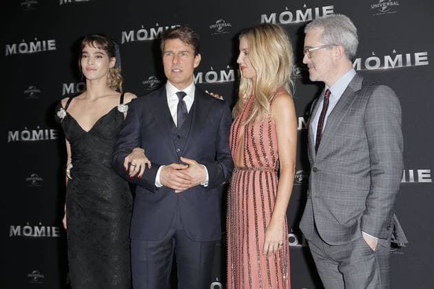 Premiere de Momie au Grand Rex a Paris. Photo: Laurent Guerin E Press Photo Tom Cruise;Sofia Boutella;Annabelle Wallis;Alex Kurtzman Paris France  522089