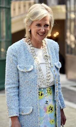 Princess Astrid of Belgium pictured during a ceremony for the Queen Paola Award 2015-2016 (Koningin Paolaprijs - Prix Reine Paola) for education, at the royal castle in Laken Laeken, Brussels, Wednesday 31 May 2017. This year s themes are sciences, mathematics and technology.  ERICxLALMAND 05106854