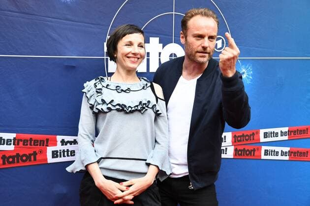 Meret Becker, Mark Waschke Premiere TATORT AMOUR FOU, vom TV Sender RBB fuer die ARD Produktion in Berlin, am 31.05.2017
