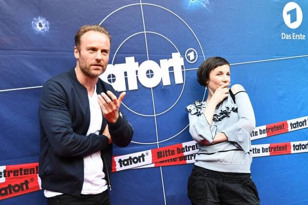 Meret Becker, Mark Waschke Premiere TATORT AMOUR FOU, vom TV Sender RBB fuer die ARD Produktion in Berlin, am 31.05.2017