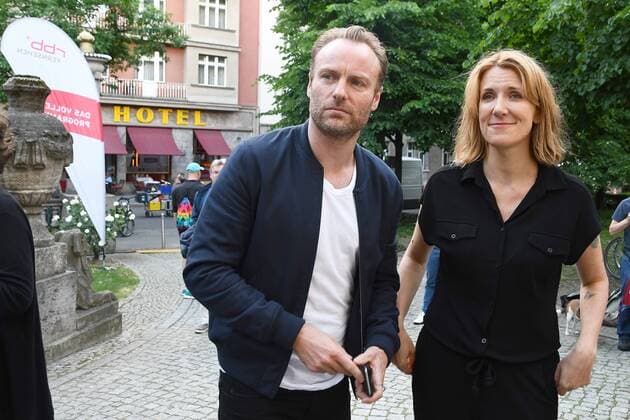 Mark Waschke, Vanessa Jopp, Regie Premiere TATORT AMOUR FOU, vom TV Sender RBB fuer die ARD Produktion in Berlin, am 31.05.2017