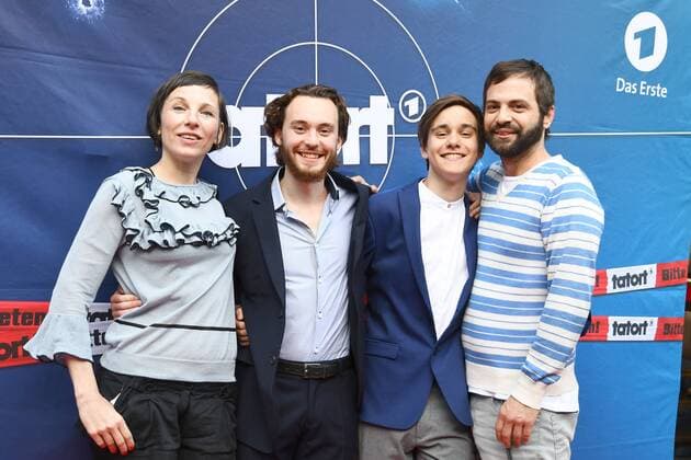Meret Becker, Jonas Haemmerle, Luis Betton, Tim Kalkhof Premiere TATORT AMOUR FOU, vom TV Sender RBB fuer die ARD Produktion in Berlin, am 31.05.2017