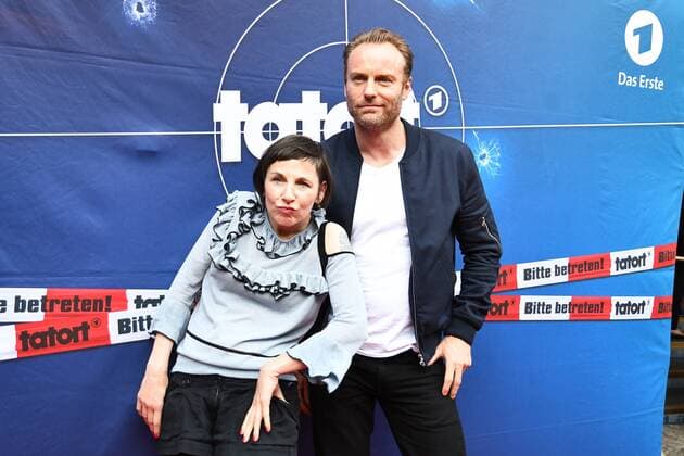 Meret Becker, Mark Waschke Premiere TATORT AMOUR FOU, vom TV Sender RBB fuer die ARD Produktion in Berlin, am 31.05.2017