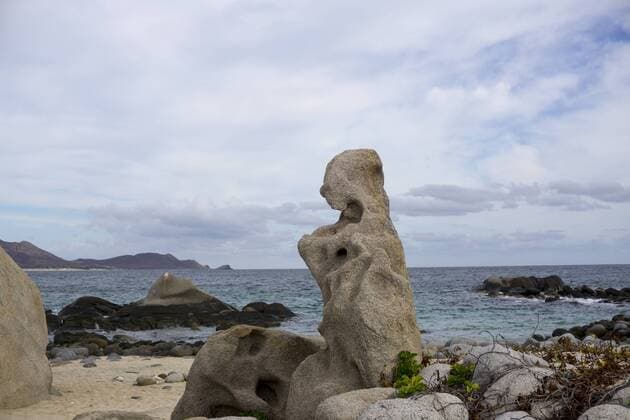 Las Serenitas, wind and wave erosion sculptures, Cabo Pulmo, UNESCO World Heritage Site, Baja California, Mexico, North America Copyright: PeterxGroenendijk 483-2060