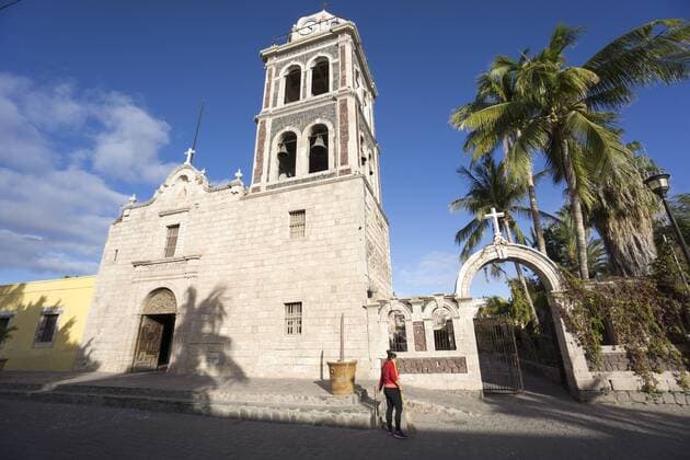 Church la Signora de Loreto 1697, the first Jesuit mission in Baja California, San Loreto, Baja California, Mexico, North America Copyright: PeterxGroenendijk 483-2066