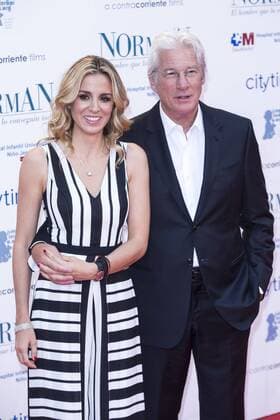 Richard Gere and Alejandra Silva attends the premiere of the film Norman at Callao cinema in Madrid, May 31, 2017. Spain..  (20170531075)
