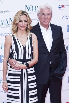 Richard Gere and Alejandra Silva attends the premiere of the film Norman at Callao cinema in Madrid, May 31, 2017. Spain..  (20170531077)