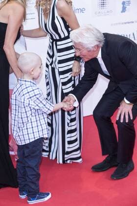 Richard Gere and Alejandra Silva attends the premiere of the film Norman at Callao cinema in Madrid, May 31, 2017. Spain..  (20170531081)