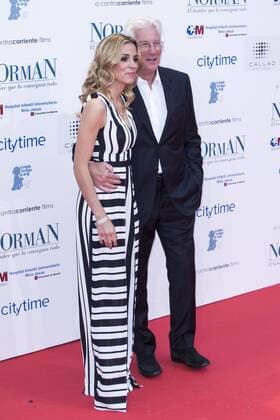 Richard Gere and Alejandra Silva attends the premiere of the film Norman at Callao cinema in Madrid, May 31, 2017. Spain..  (20170531070)