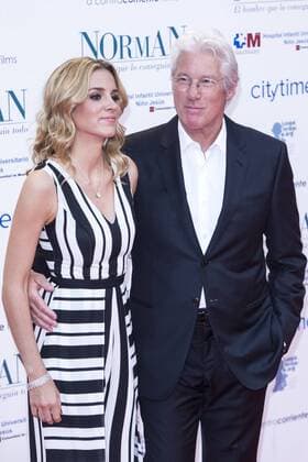 Richard Gere and Alejandra Silva attends the premiere of the film Norman at Callao cinema in Madrid, May 31, 2017. Spain..  (20170531071)