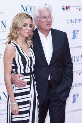 Richard Gere and Alejandra Silva attends the premiere of the film Norman at Callao cinema in Madrid, May 31, 2017. Spain..  (20170531072)
