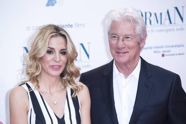 Richard Gere and Alejandra Silva attends the premiere of the film Norman at Callao cinema in Madrid, May 31, 2017. Spain..  (20170531087)