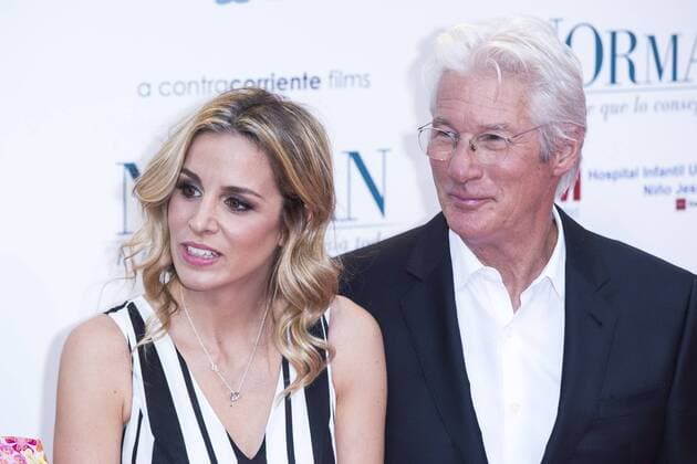 Richard Gere and Alejandra Silva attends the premiere of the film Norman at Callao cinema in Madrid, May 31, 2017. Spain..  (20170531089)