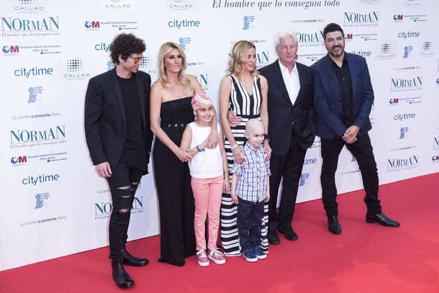 Richard Gere and Alejandra Silva attends the premiere of the film Norman at Callao cinema in Madrid, May 31, 2017. Spain..  (20170531090)