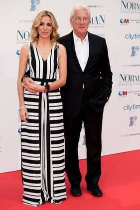 May 31, 2017 - Madrid, Spain - Richard Gere and Alejandra Silva Attend the NORMAN Spanish premiere at Callao Cinema in Madrid on May 31, 2017 Madrid Spain  - ZUMAn230 20170531_zaa_n230_250 Copyright: xGabrielxMasedax