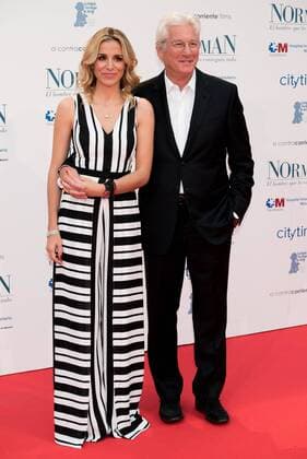 May 31, 2017 - Madrid, Spain - Richard Gere and Alejandra Silva Attend the NORMAN Spanish premiere at Callao Cinema in Madrid on May 31, 2017 Madrid Spain  - ZUMAn230 20170531_zaa_n230_251 Copyright: xGabrielxMasedax